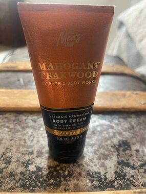 Bath & Body Works Mahogany Teakwood Body Cream - NWOT